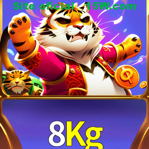 Imagem promocional da 8Kg mostrando a plataforma e suas vantagens